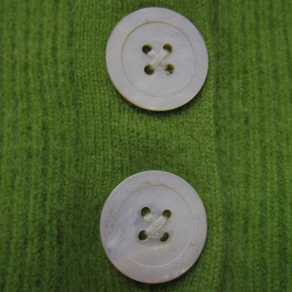 Italian CASHMERE Cropped Cardigan Cardy Sweater - Picture 7 of 11